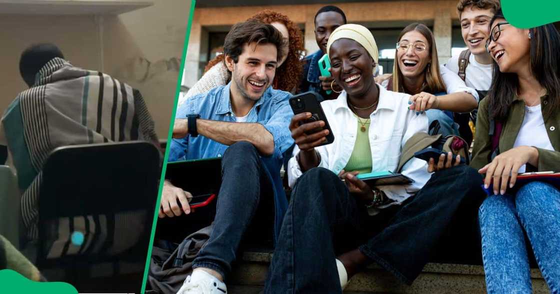A TikTok video shows a student studying with a stove, which amused many online. A TikTok video shows a student studying with a stove, which amused many online.