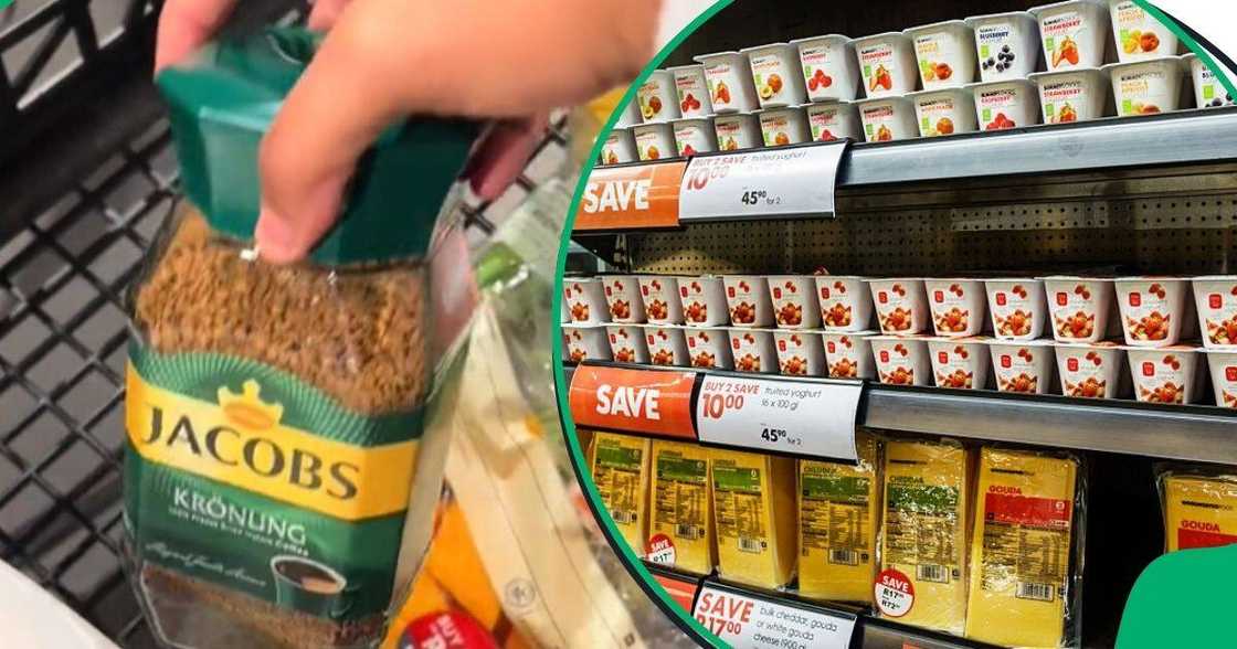 Woman puts back coffee due to price Woman puts back coffee due to price