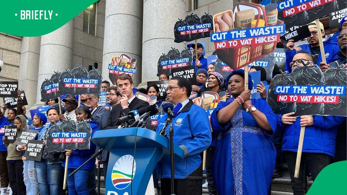 The Democratic Alliance celebrated the VAT hike reversal. The Democratic Alliance celebrated the VAT hike reversal.