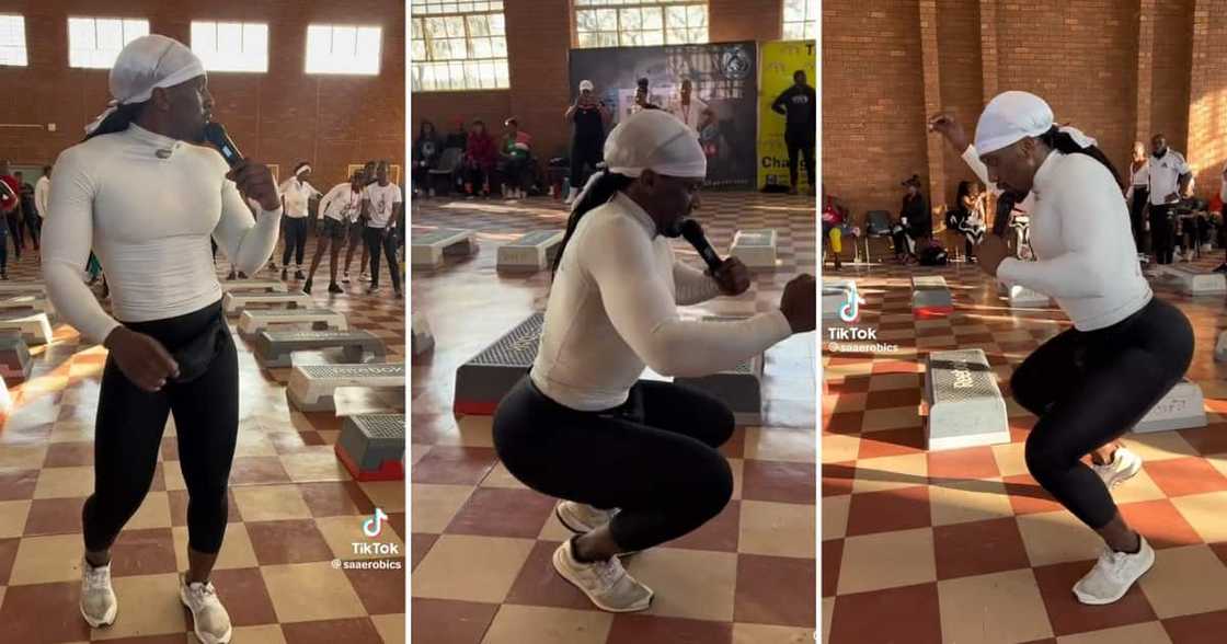 Aerobics trainer's fit physique broke the internet Aerobics trainer's fit physique broke the internet
