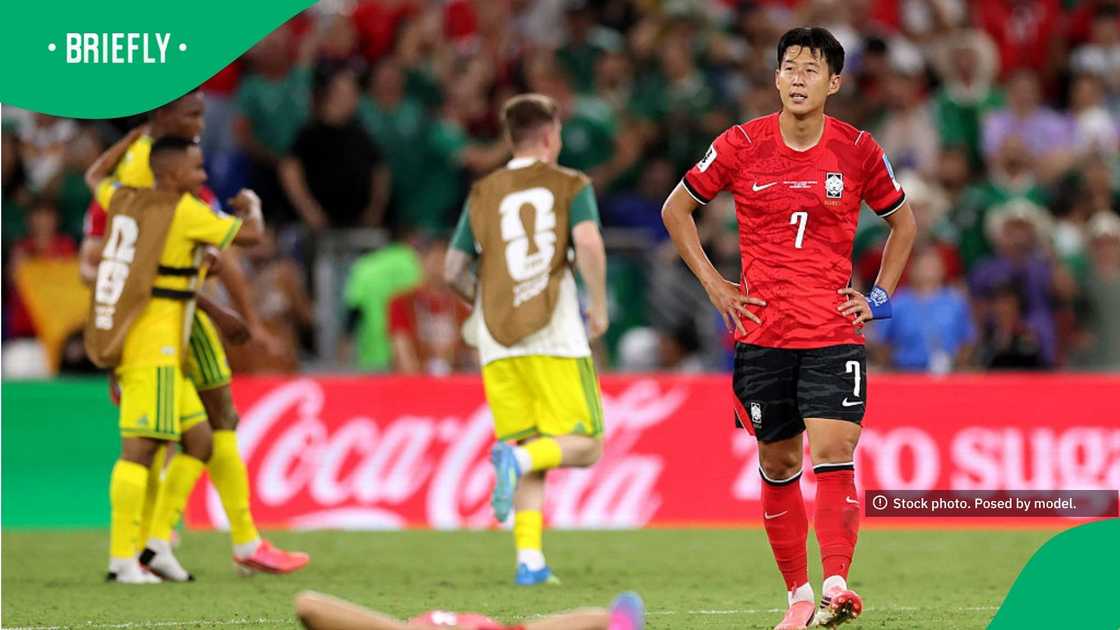 Group A match between South Africa and Korea Republic at Monterrey Stadium