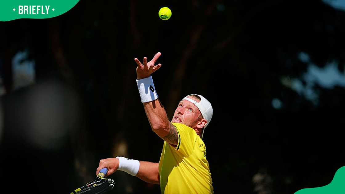 How fast did Sam Groth serve?