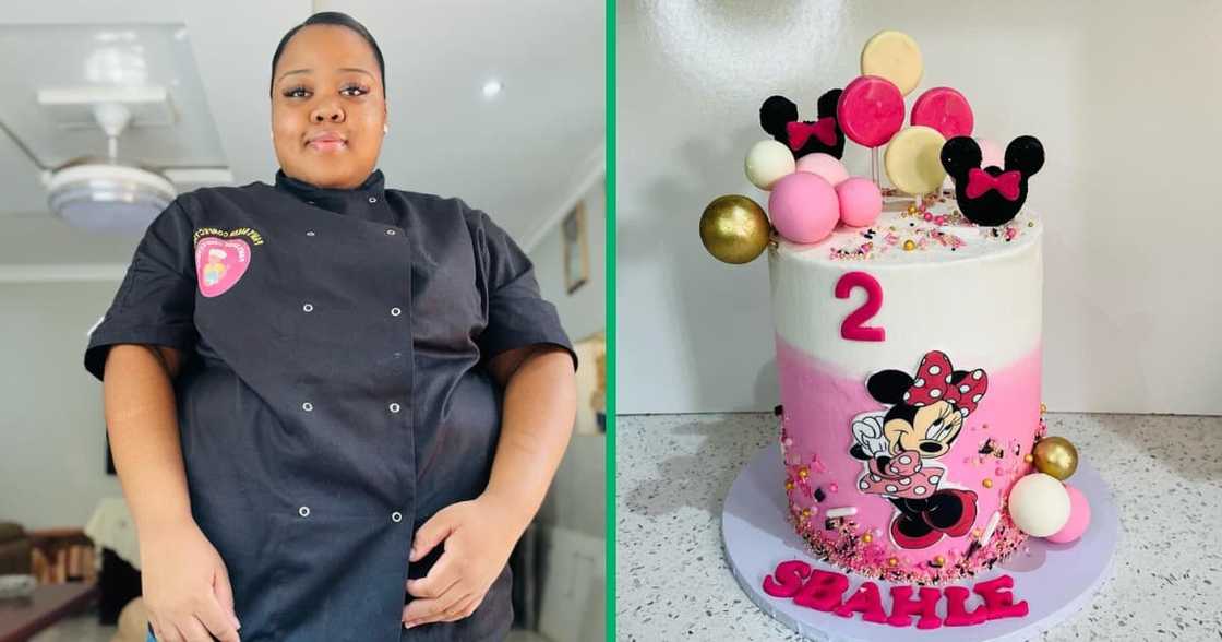The lady in Durban crafts the most stunning cakes and works as a baker The lady in Durban crafts the most stunning cakes and works as a baker