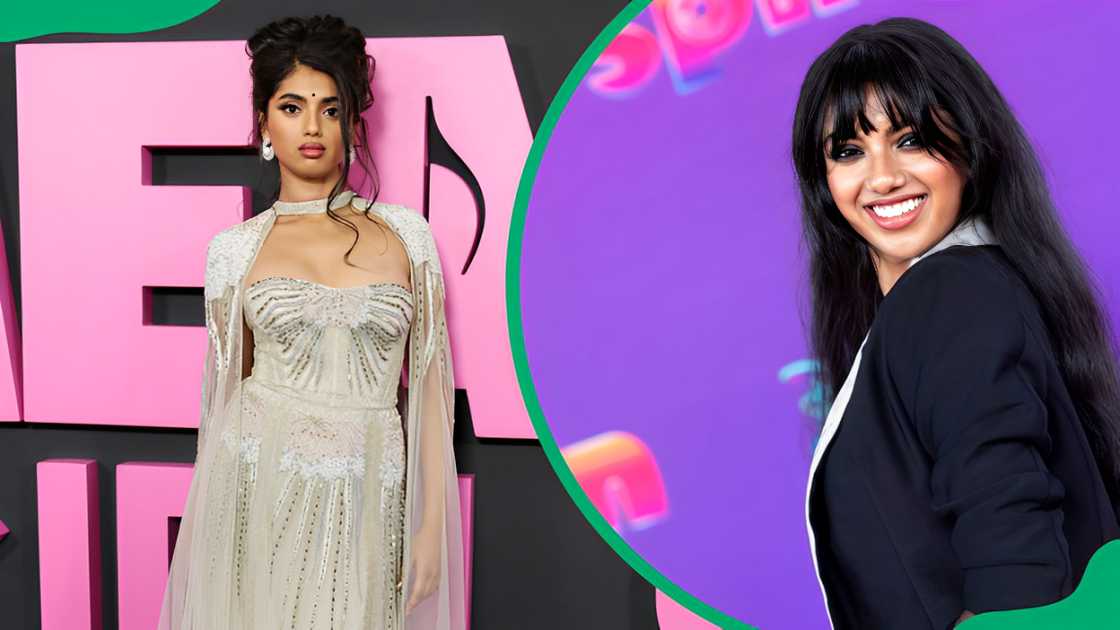 Avantika Vandanapu during the "Mean Girls" premiere (L). Actress Avantika Vandanapu during the drive-in premiere screening event for Spin (R) Avantika Vandanapu during the "Mean Girls" premiere (L). Actress Avantika Vandanapu during the drive-in premiere screening event for Spin (R)