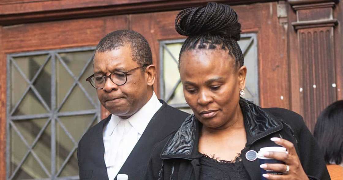 Suspended Public Protector Busisiwe Mkhwebane & Advocate Dali Mpofu