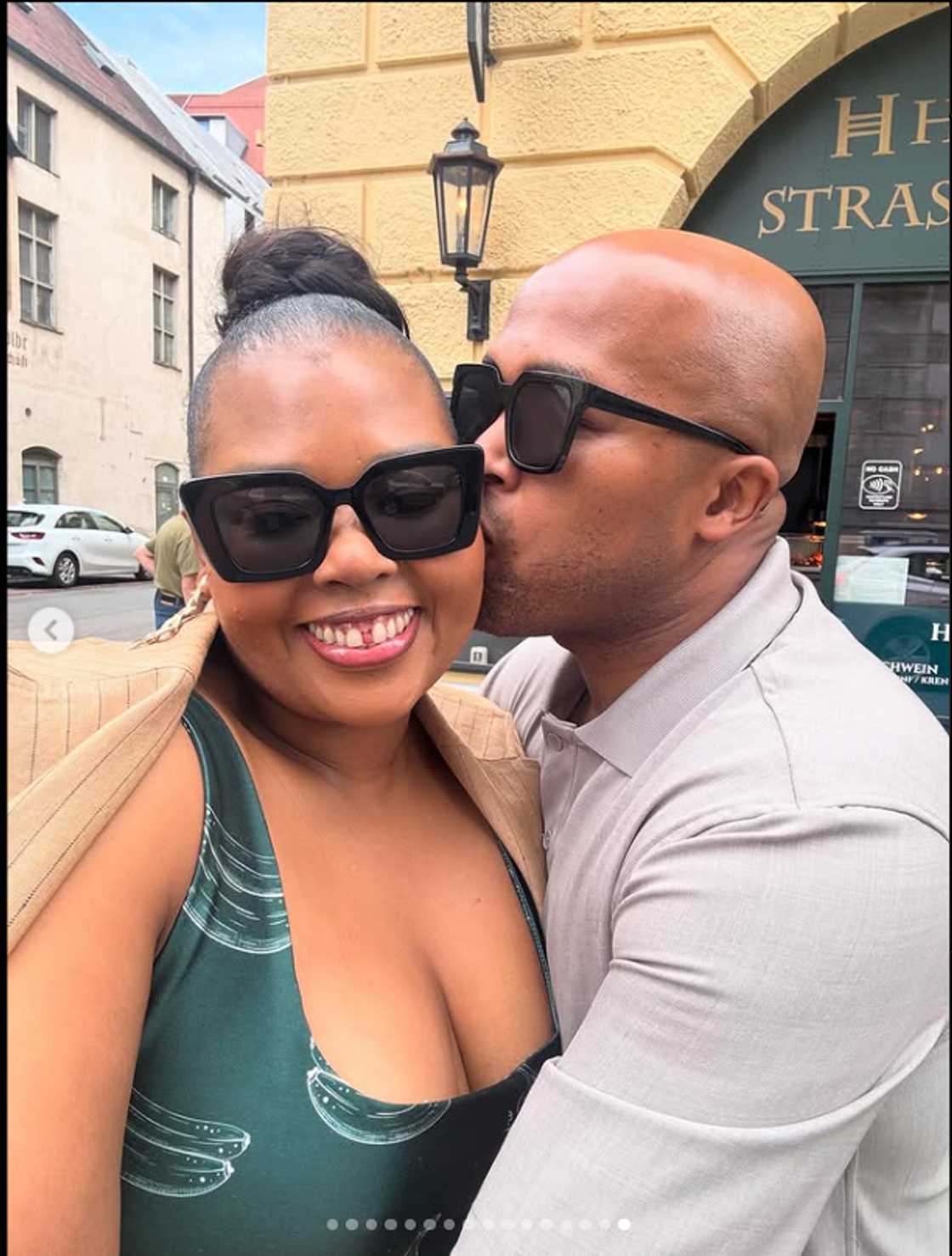 Anele Mdoda and hubby went on a vacation. Anele Mdoda and hubby went on a vacation.