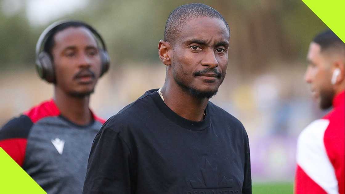 Rulani Mokwena reacts to Wydad Athletic Club's loss to MAS de Fes in the opening fixture of the 2024-25 season in the Botola Pro League. Photo: @WACofficiel. Rulani Mokwena reacts to Wydad Athletic Club's loss to MAS de Fes in the opening fixture of the 2024-25 season in the Botola Pro League. Photo: @WACofficiel.