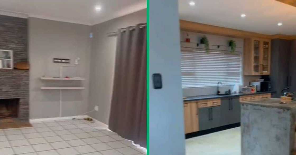 TikTok vieo shows woman's home renovation