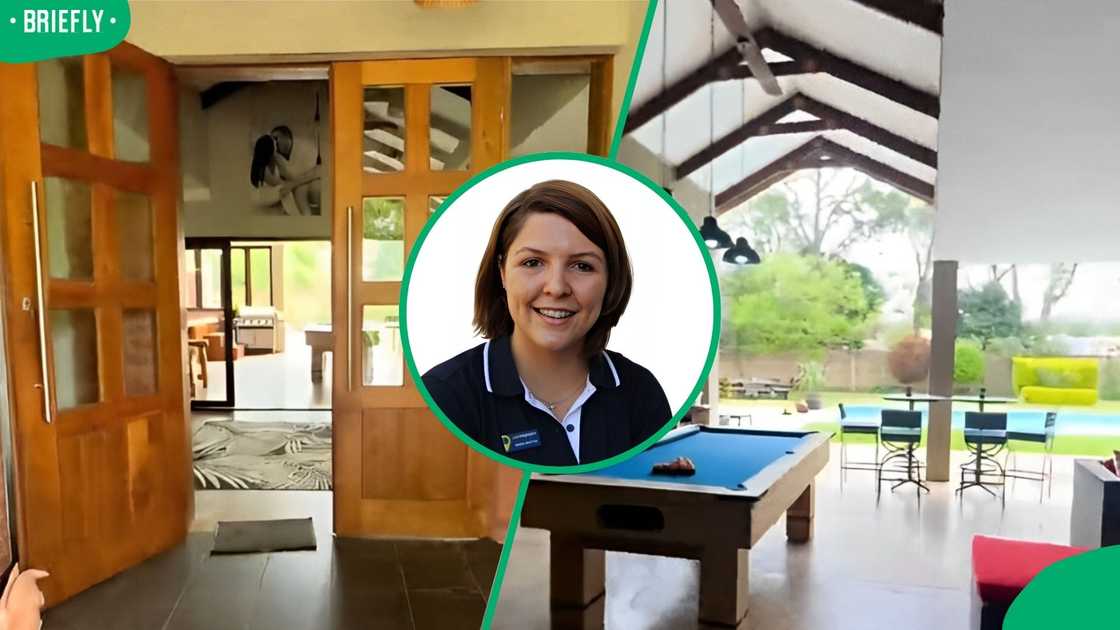 A real estate agent showed off a house in KwaZulu-Natal. A real estate agent showed off a house in KwaZulu-Natal.