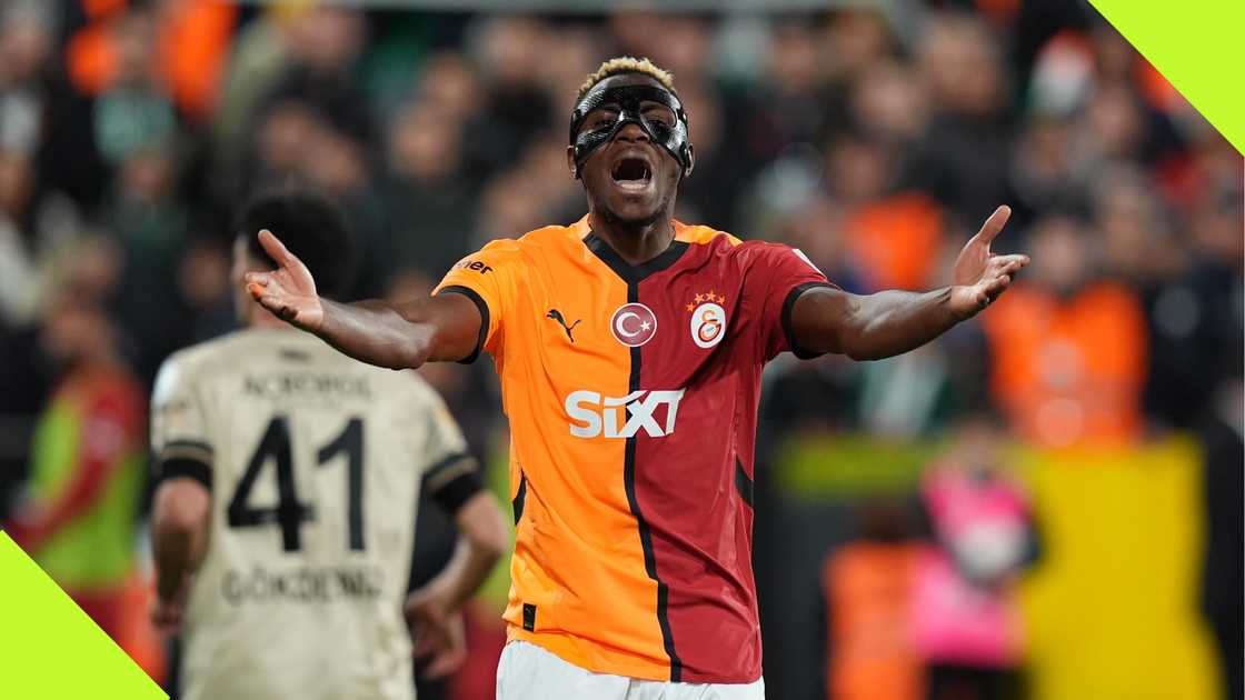 Victor Osimhen in action for Galatasaray Victor Osimhen in action for Galatasaray