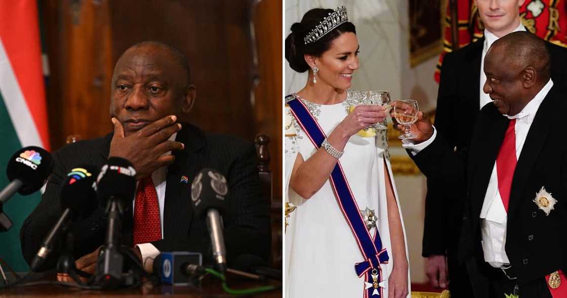 President Cyril Ramaphosa speaks on his UK state visit