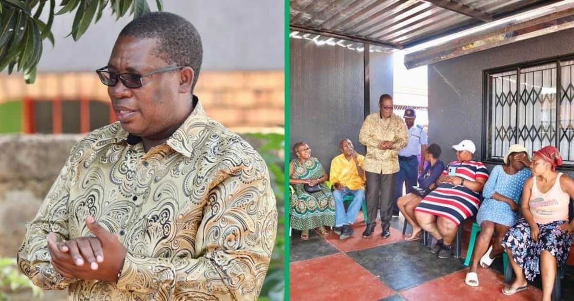 Panyaza Lesufi visited the Jukulyn community where 4 people were shot and killed Panyaza Lesufi visited the Jukulyn community where 4 people were shot and killed