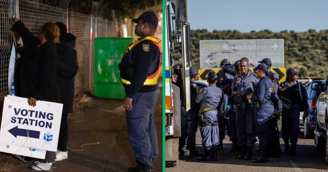 The South African Police Service arrested 20 people for crimes relating to voting The South African Police Service arrested 20 people for crimes relating to voting