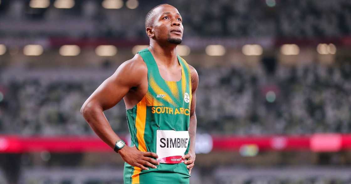Akani Simbine, Tokyo Olympics, medal, track and field, Men's 100m final Akani Simbine, Tokyo Olympics, medal, track and field, Men's 100m final