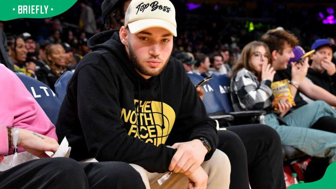 YouTuber Adin Ross during a 2023 basketball game at the Crypto.com Arena YouTuber Adin Ross during a 2023 basketball game at the Crypto.com Arena