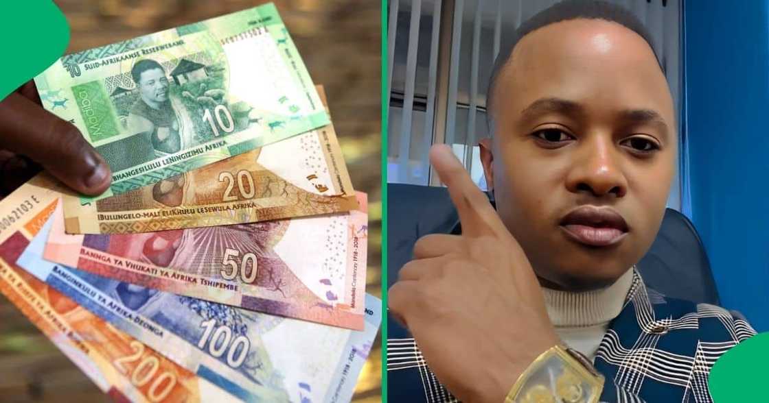 A South African man named Kaybee (@ecommlion) went viral on TikTok after sharing a video showcasing his side hustle