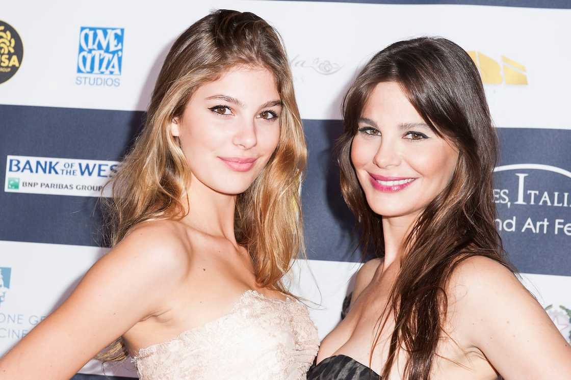 Camila Morrone with her mother during the 9th annual Los Angeles Italia Film, Fashion and Art Fest opening night ceremony held at TLC Chinese 6 Theatres in February 2014.