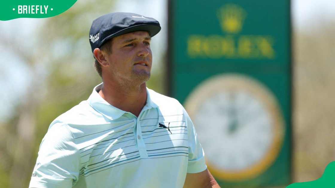 Bryson DeChambeau at the 2021 PGA Championship in Kiawah Island, South Carolina Bryson DeChambeau at the 2021 PGA Championship in Kiawah Island, South Carolina