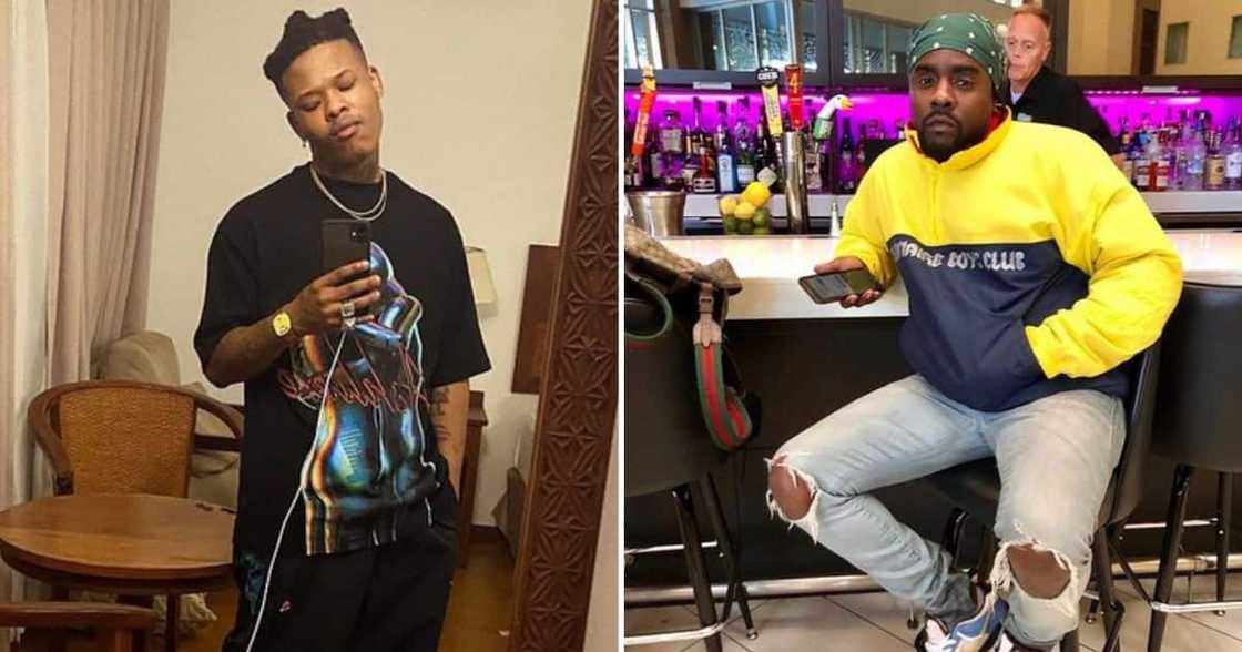 Nasty C hanged out with US rapper Wale Nasty C hanged out with US rapper Wale