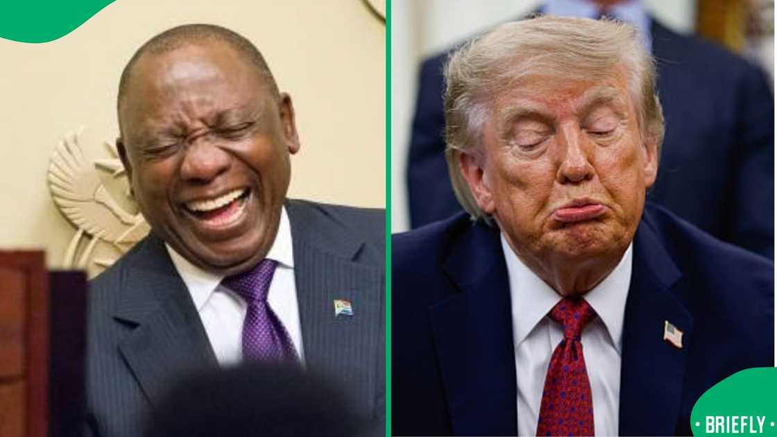Ramaphosa and Trump Ramaphosa and Trump