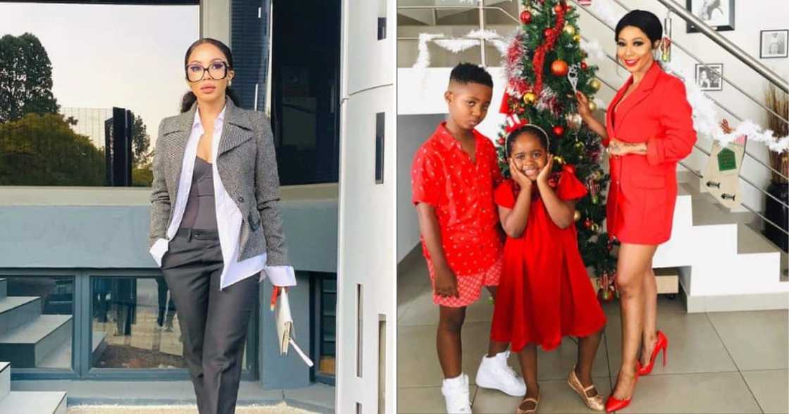 Kelly Khumalo andher children Kelly Khumalo andher children