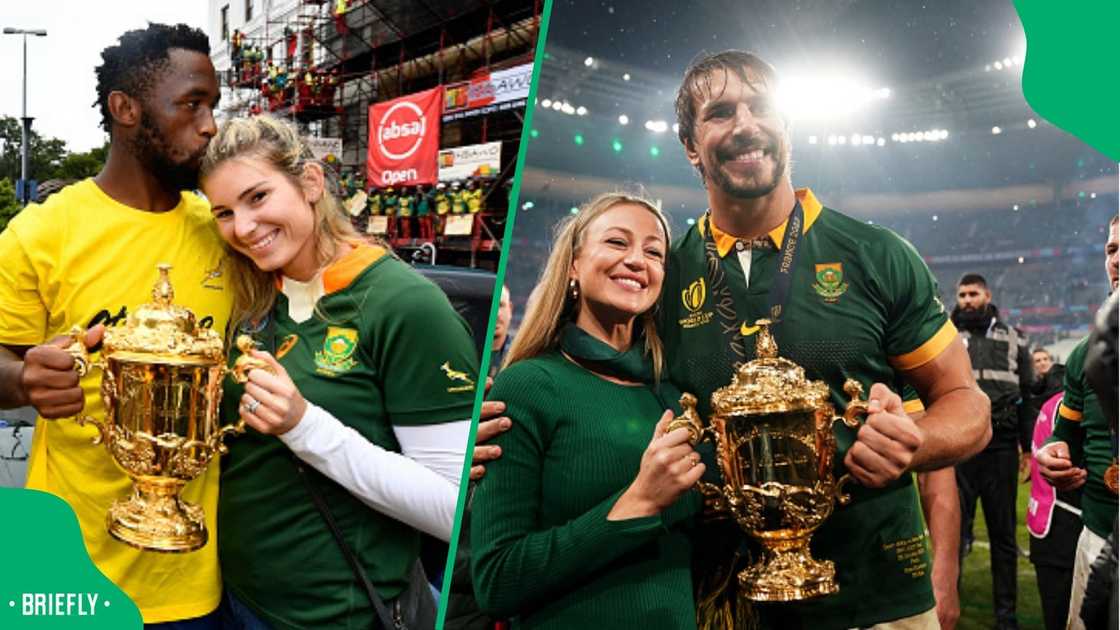 Anlia Etzebeth comments on Rachel Kolisi's post on social media.