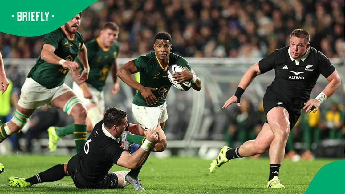 Grant Williams playing against the All Blacks Grant Williams playing against the All Blacks