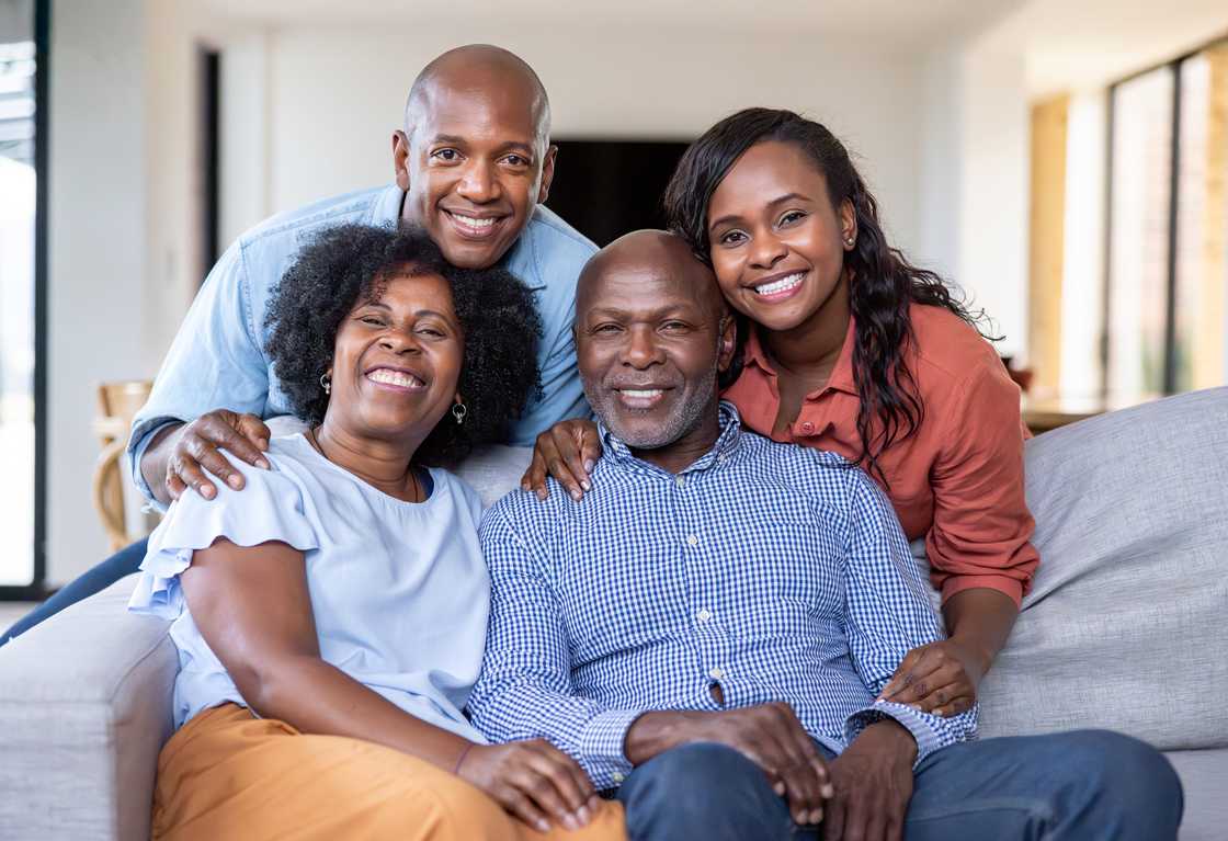 A happy family A happy family