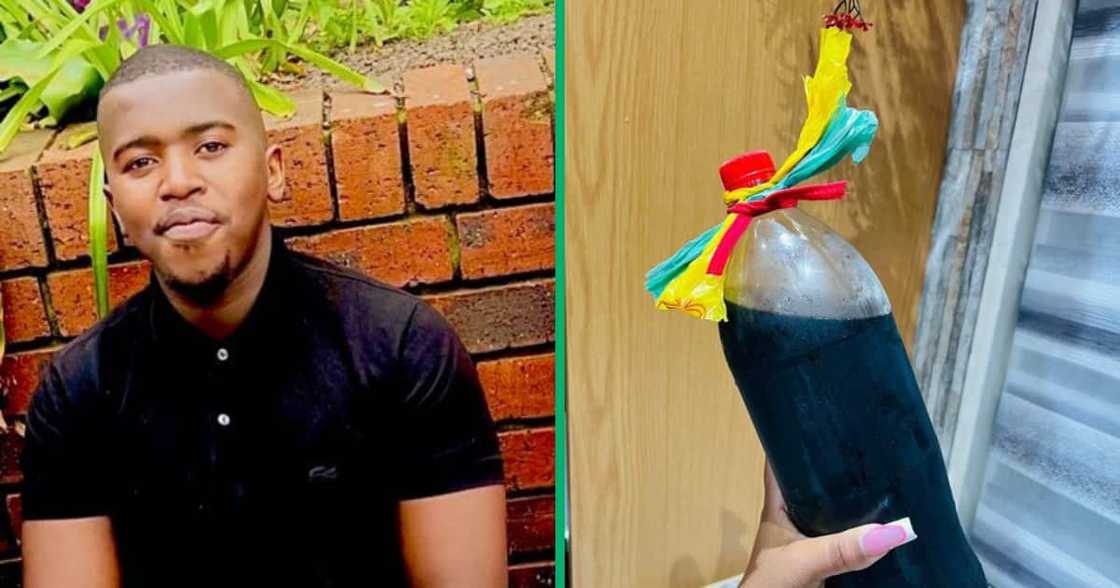 Twitter post showing a man's tip on how to protect your Coke by looking like muti has gone viral Twitter post showing a man's tip on how to protect your Coke by looking like muti has gone viral