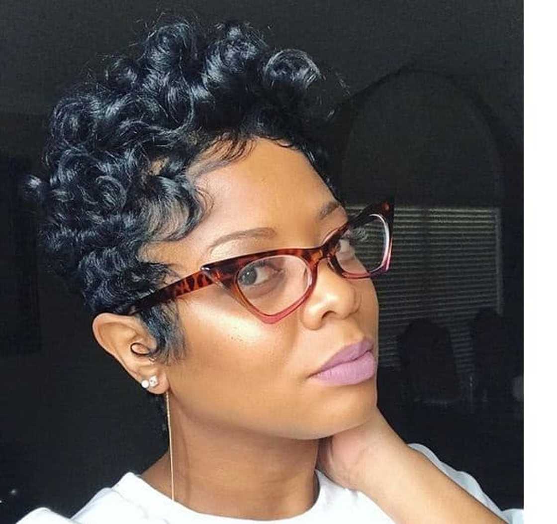 short hairstyles black hair