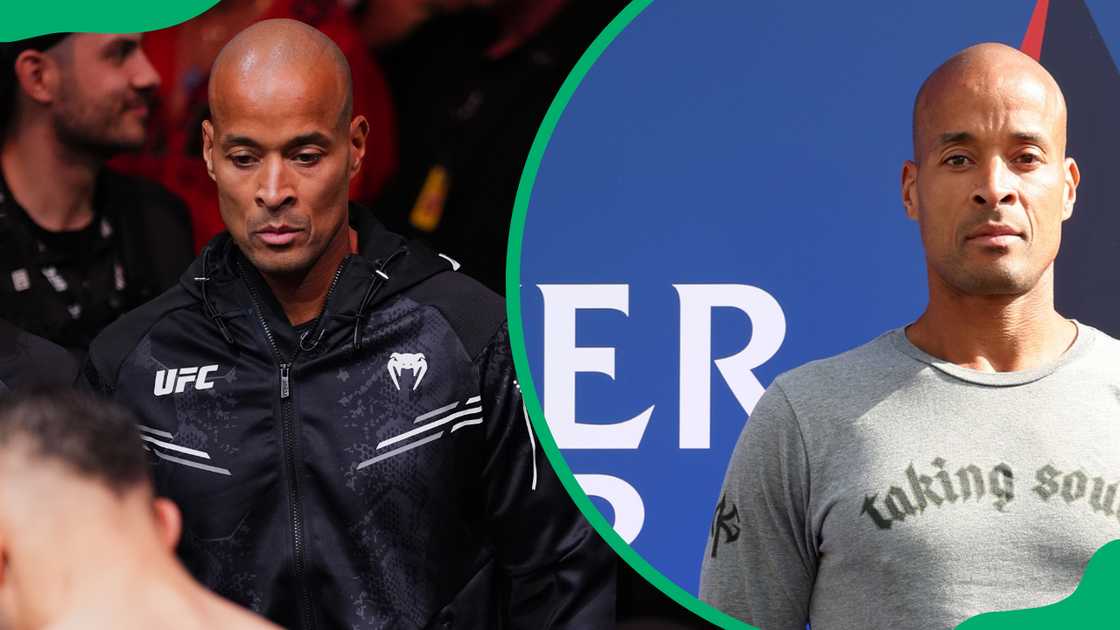 David Goggins is seen in the corner of Tony Ferguson in a lightweight fight during the UFC 296 event, and he attends Day Two of the Laver Cup David Goggins is seen in the corner of Tony Ferguson in a lightweight fight during the UFC 296 event, and he attends Day Two of the Laver Cup