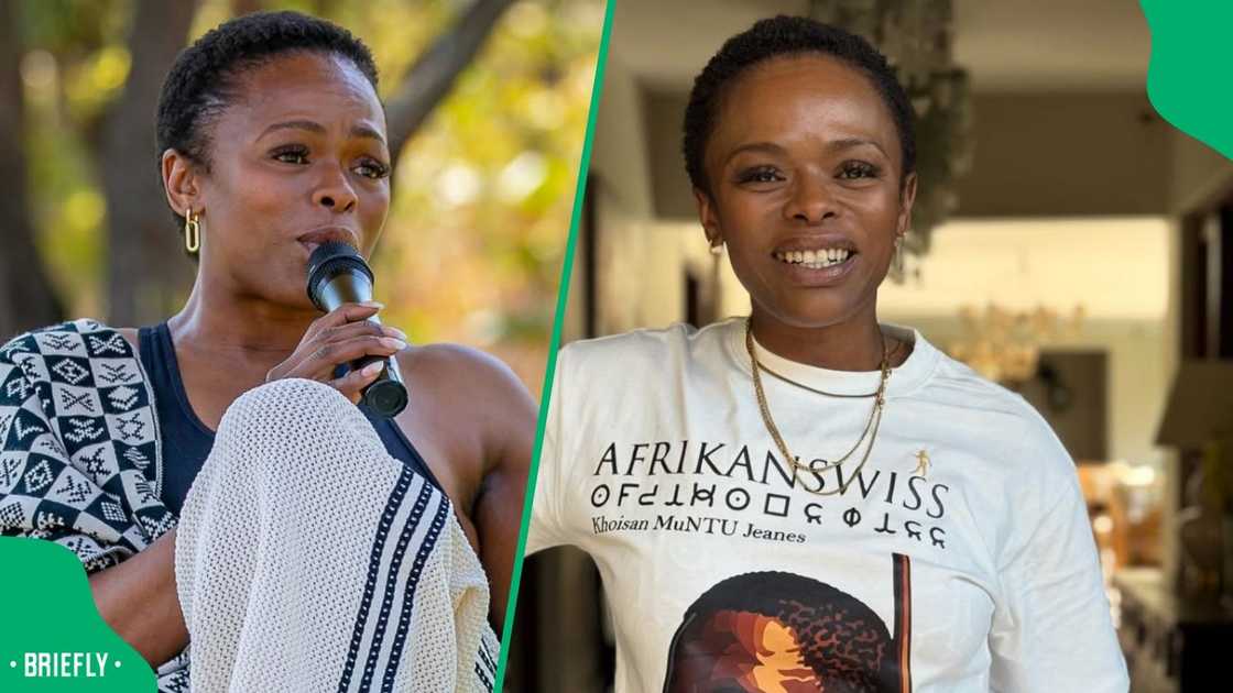 Unathi Nkayi reflected on her last birthday and her father's death