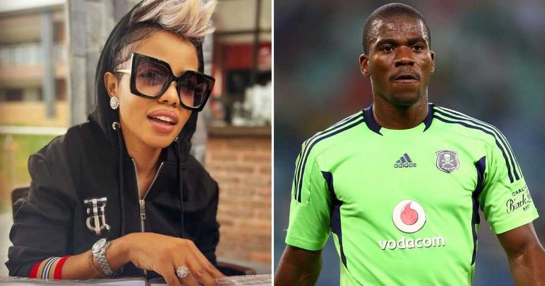 Zandie Khumalo Gumede and Senzo Meyiwa