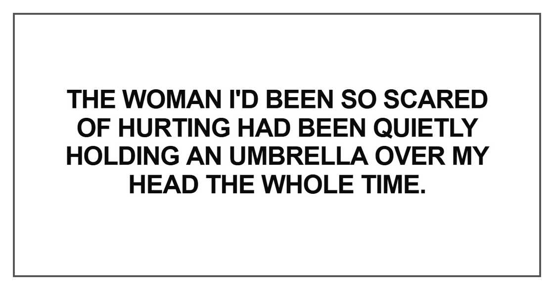 the woman I'd been so scared the woman I'd been so scared
