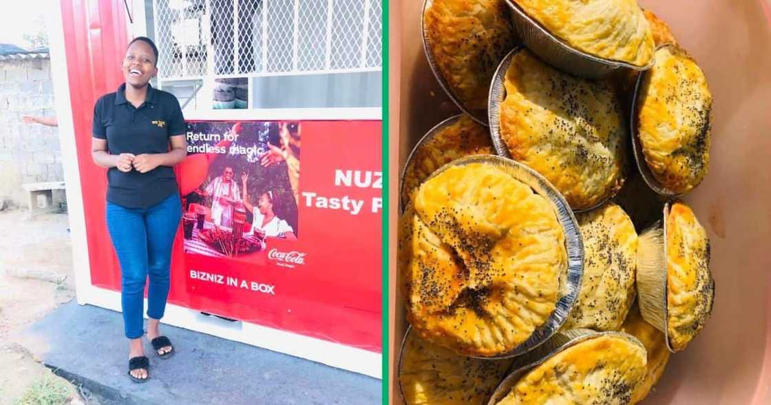 KZN pie businesswoman wins container KZN pie businesswoman wins container