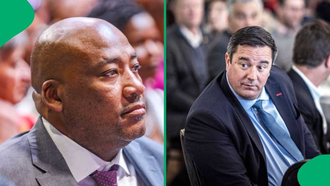 Gayton McKenzie slammed DA's john Steenhuisen for criticising Cyril Ramaphosa Gayton McKenzie slammed DA's john Steenhuisen for criticising Cyril Ramaphosa