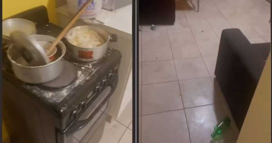 TikTok video university students cleaning after party ends but one goes to bf TikTok video university students cleaning after party ends but one goes to bf