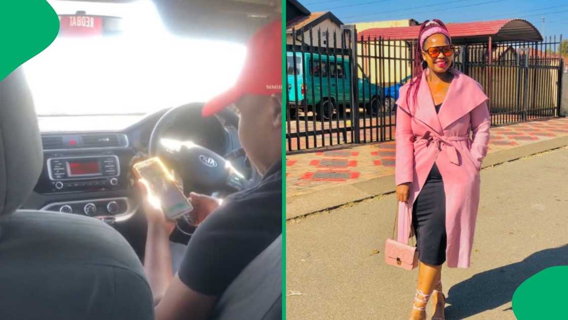 Woman pays e-hailing driver R1 fare