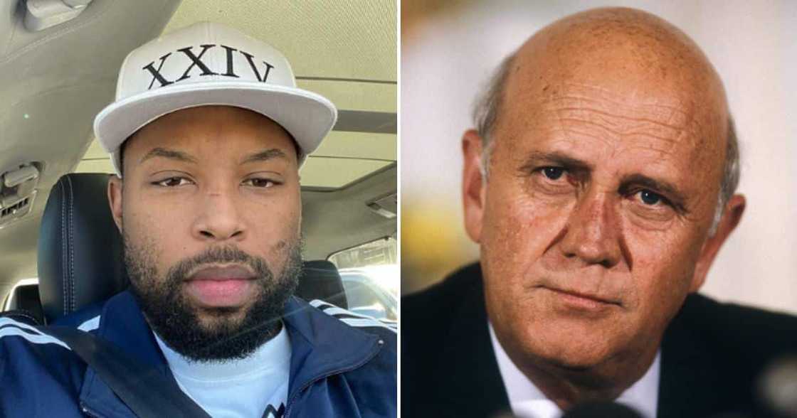 Sizwe Dhlomo unbothered by FW de Klerk's stolen Nobel Peace Prize Sizwe Dhlomo unbothered by FW de Klerk's stolen Nobel Peace Prize