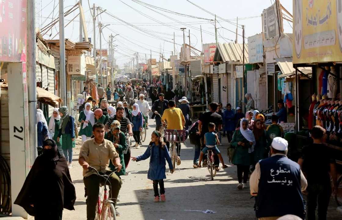 Zaatari camp, some 50 kilometres (30 miles) north of the capital Amman, is home to some 80,000 Syrian refugees, according to the United Nations Zaatari camp, some 50 kilometres (30 miles) north of the capital Amman, is home to some 80,000 Syrian refugees, according to the United Nations