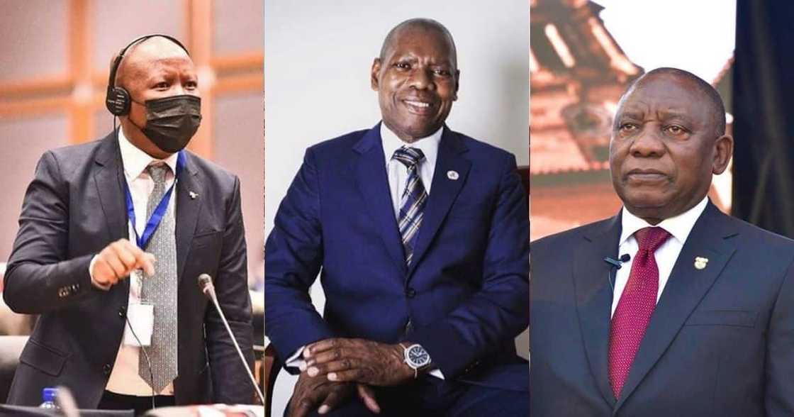 Malema Accuses Ramaphosa of Treating Mkhize With 'kid Gloves' Amid Digital Vibes Scandall Malema Accuses Ramaphosa of Treating Mkhize With 'kid Gloves' Amid Digital Vibes Scandall
