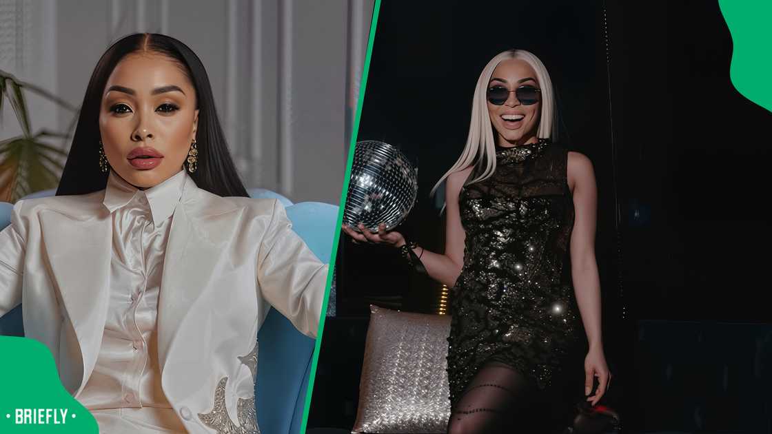 Netizens reacted to Khanyi Mbau's new face turning one. Netizens reacted to Khanyi Mbau's new face turning one.