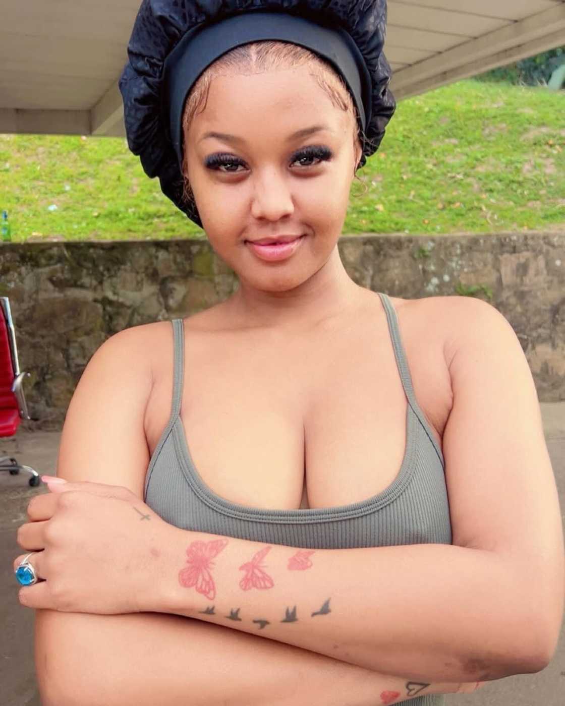 Babes Wodumo shows off her body in swimsuit