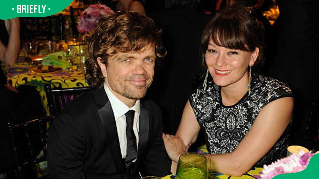 Peter Dinklage and Erica Schmidt at HBO's Official Emmy After Party Peter Dinklage and Erica Schmidt at HBO's Official Emmy After Party