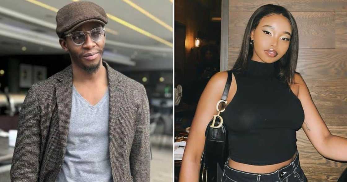 Lawrence Maleka says he is not dating Zenokuhle Maseko.