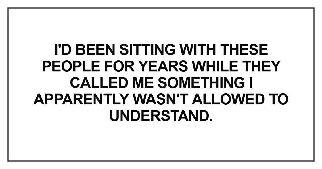 I'd been sitting I'd been sitting