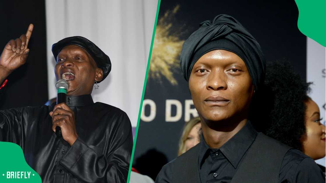 Warren Masemola's outfit raises eyebrows