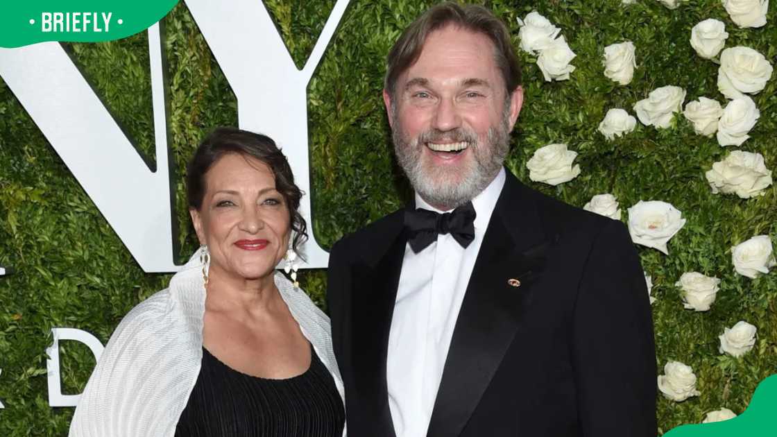 Actor Richard Thomas and his wife, Georgiana Bischoff, at the 2017 Tony Awards