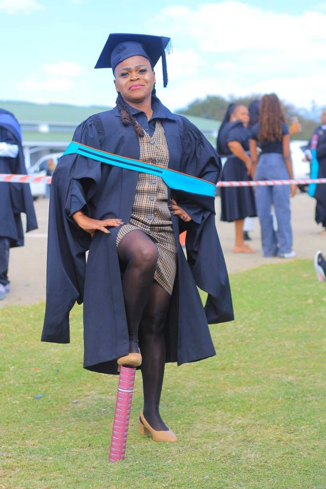 Tshilidzi Morwasehla graduated from UNISA