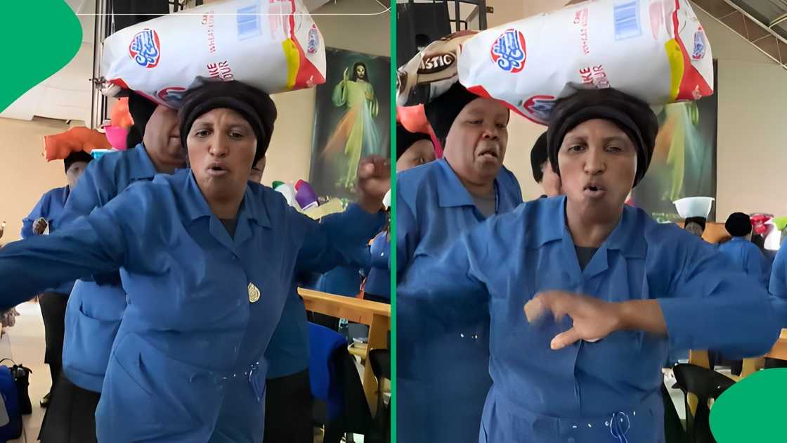 A video of a woman moving swiftly to a church song warmed many people's hearts A video of a woman moving swiftly to a church song warmed many people's hearts